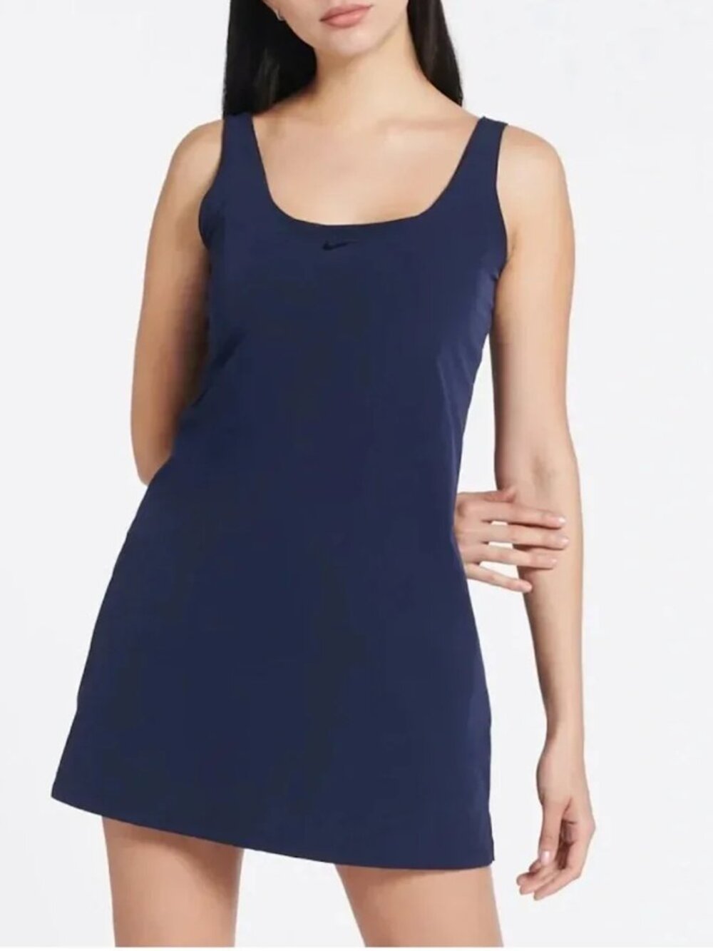 Nike Bliss Luxe Women's Training Dress Navy Blue Size Small Tennis Dress